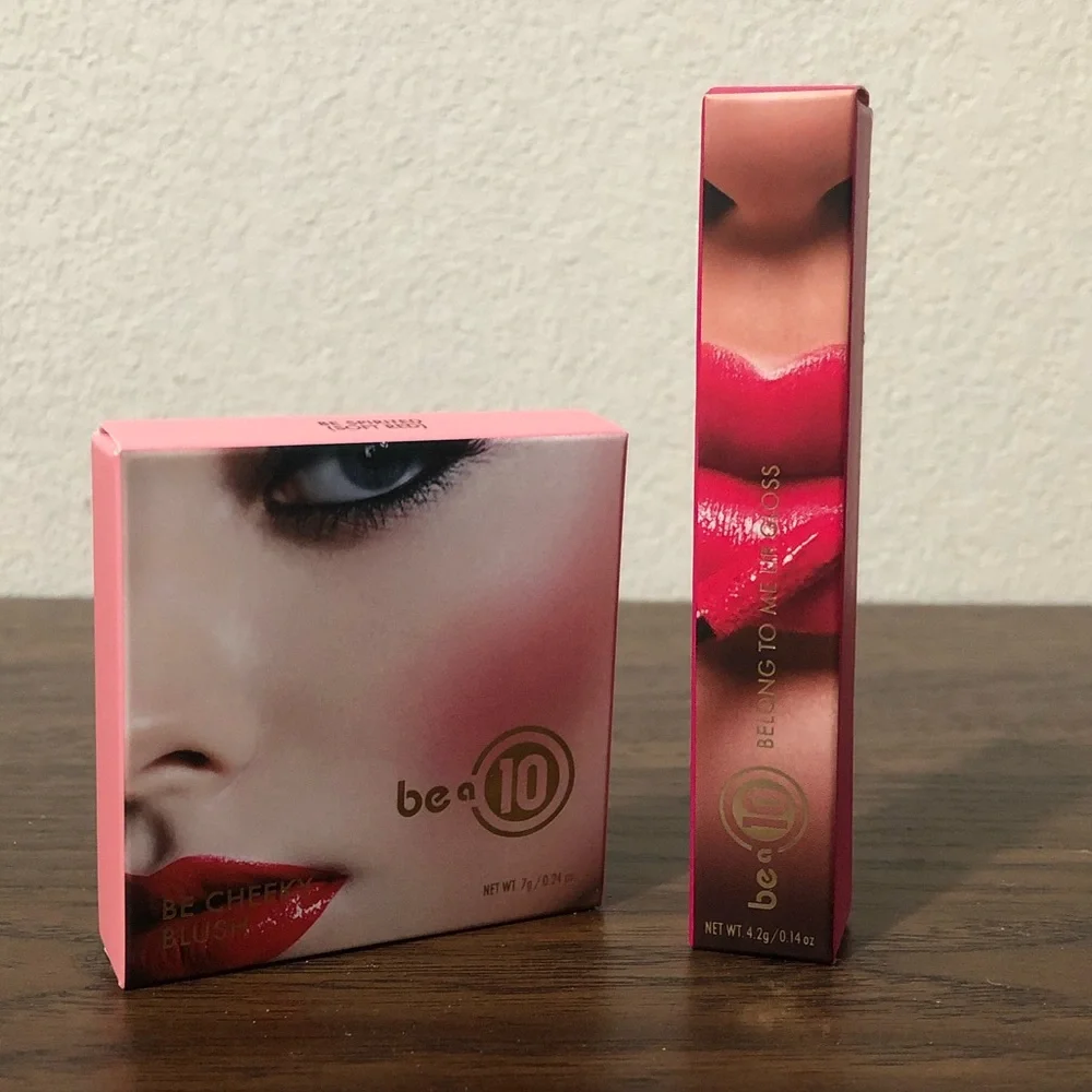 Be a 10 Cosmetics Blush & Lip Gloss Combo